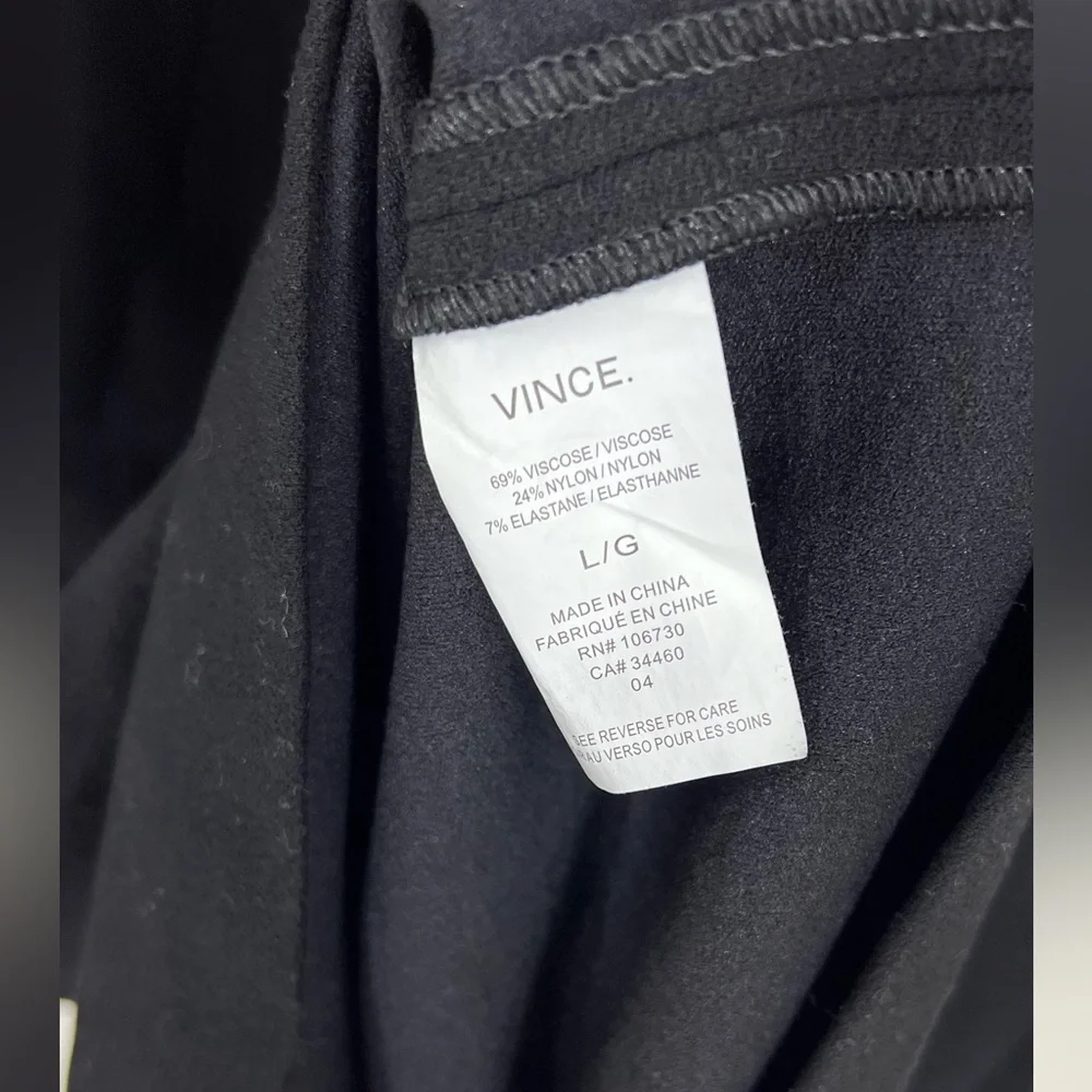VINCE. Black Sheath Dress L - Picture 8 of 12